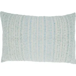 Light Blue Woven Line Lumbar Throw Pillow-Kirkland's Home New