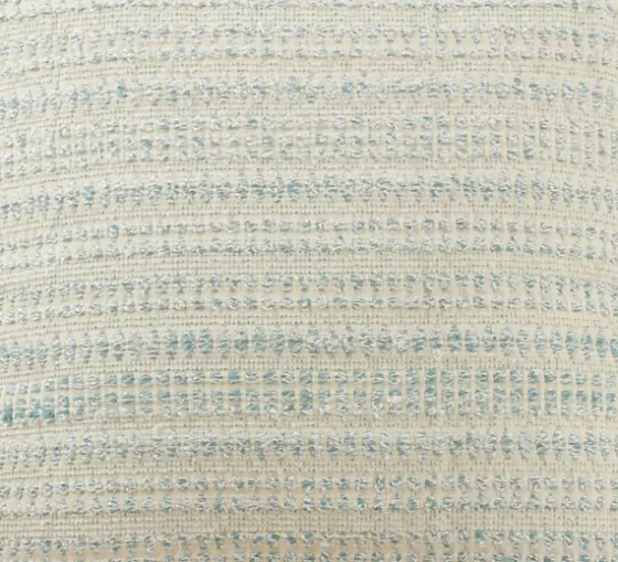 Light Blue Woven Line Lumbar Throw Pillow-Kirkland's Home New