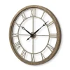 Light Brown Carved Wooden Clock-Kirkland's Home New