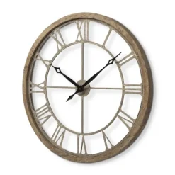 Light Brown Carved Wooden Clock-Kirkland's Home New