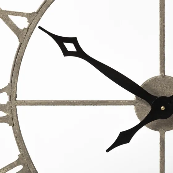 Light Brown Carved Wooden Clock-Kirkland's Home New
