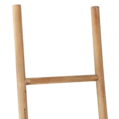 Light Brown Wood And Black Metal Ladders, Set Of 2-Kirkland's Home Fashion