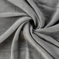 Light Checkered Weave Fringe Throw-Kirkland's Home Discount