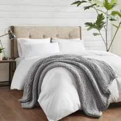Light Chunky Double Knit Cozy Throw-Kirkland's Home Shop