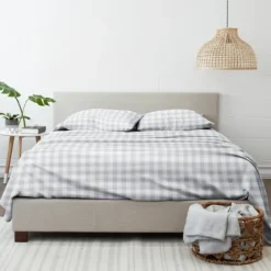 Light Country Plaid 4-Pc. Queen Bed Sheet Set-Kirkland's Home Fashion