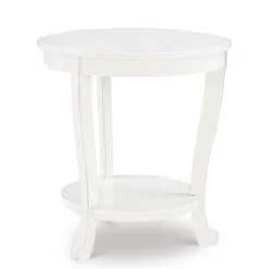 Light Cream Curved Legs Accent Table-Kirkland's Home Hot