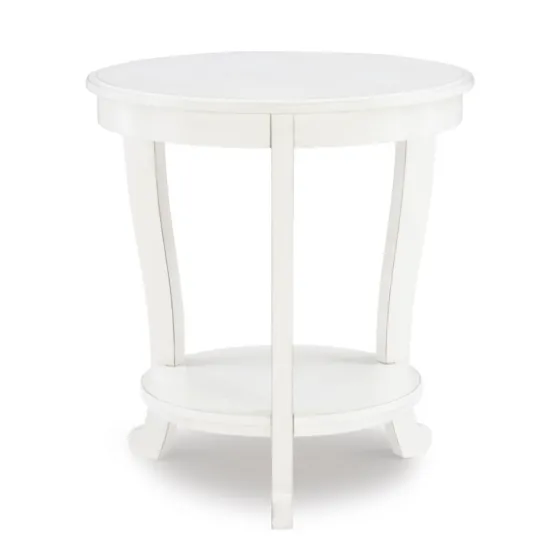 Light Cream Curved Legs Accent Table-Kirkland's Home Hot