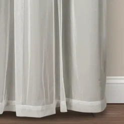 Light Curtain Panel Set With Overlay, 108 In.-Kirkland's Home Cheap