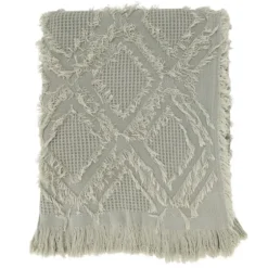 Light Diamond Pattern Throw Blanket-Kirkland's Home Discount