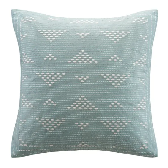 Light Embroidered Triangle Accent Pillow-Kirkland's Home Cheap