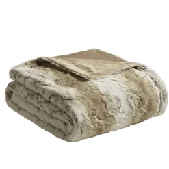 Light Faux Fur Oversized Throw Blanket-Kirkland's Home Sale