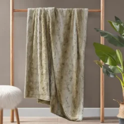Light Faux Fur Oversized Throw Blanket-Kirkland's Home Sale