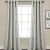 Light Faux Linen Curtain Panel Set, 84 In.-Kirkland's Home Shop