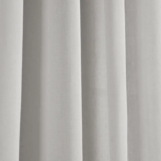 Light Faux Linen Curtain Panel Set, 84 In.-Kirkland's Home Shop