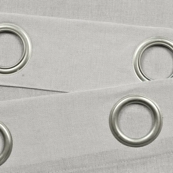 Light Faux Linen Curtain Panel Set, 84 In.-Kirkland's Home Shop