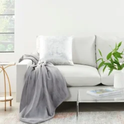 Light Faux Sheared Mink Throw-Kirkland's Home Fashion