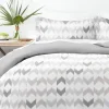 Light Gray Chevron 3-Pc. King Duvet Cover Set-Kirkland's Home Fashion