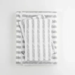 Light Gray Stripes 3-Pc. Queen Duvet Cover Set-Kirkland's Home Cheap