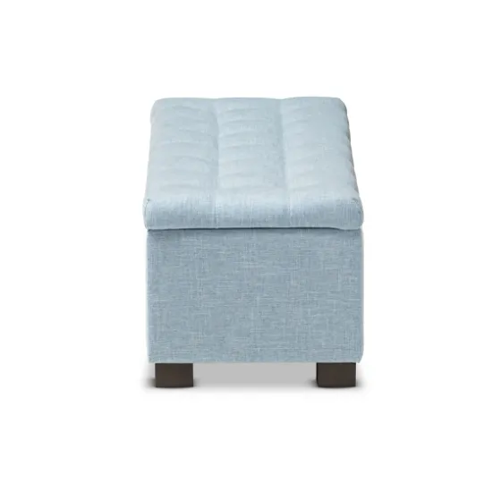 Light Grid Tufted Upholstered Ottoman-Kirkland's Home Outlet