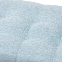 Light Grid Tufted Upholstered Ottoman-Kirkland's Home Outlet