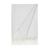 Light Herringbone Throw With Fringe-Kirkland's Home Clearance