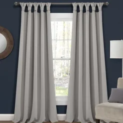 Light Knotted Curtain Panel Set, 95 In.-Kirkland's Home Flash Sale