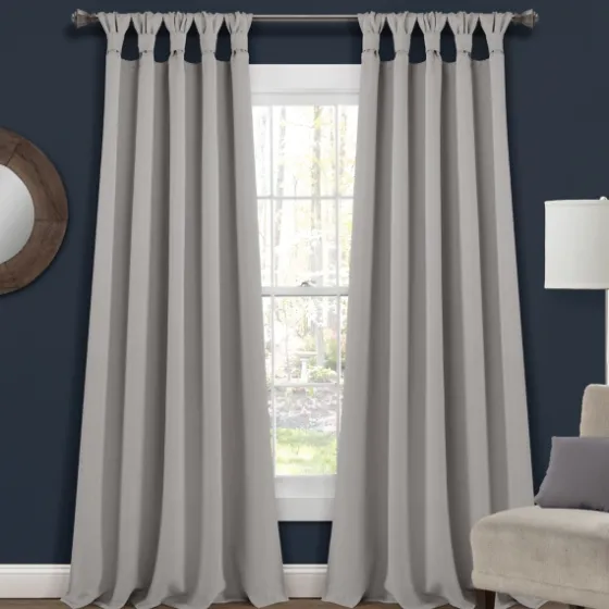 Light Knotted Curtain Panel Set, 95 In.-Kirkland's Home Flash Sale