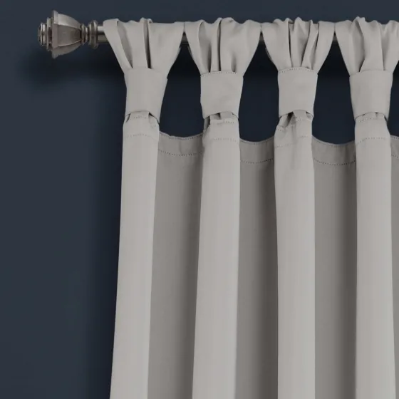 Light Knotted Curtain Panel Set, 95 In.-Kirkland's Home Flash Sale