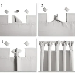 Light Knotted Curtain Panel Set, 95 In.-Kirkland's Home Flash Sale