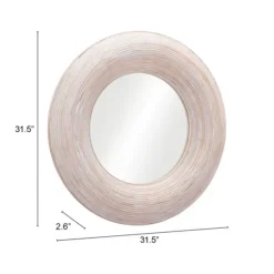 Light Layered Rings Framed Mirror-Kirkland's Home Cheap