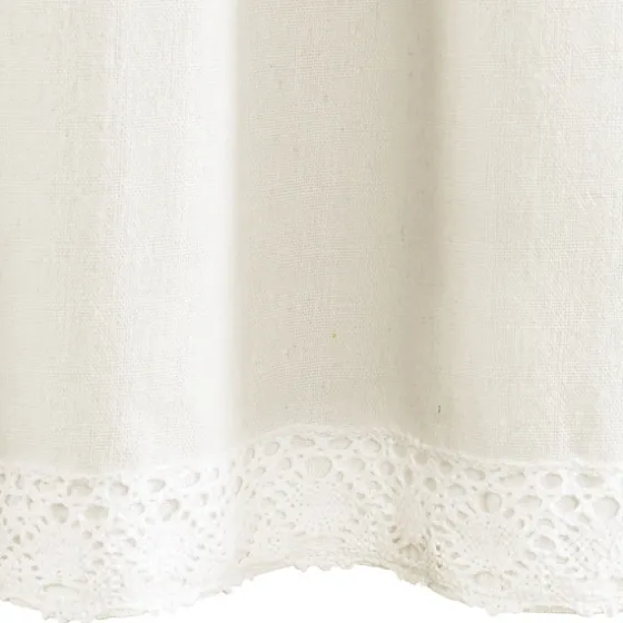 Light Linen Lace Curtain Valance-Kirkland's Home Online
