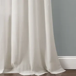 Light Linen Lace Curtain Panel Set, 84 In.-Kirkland's Home Sale