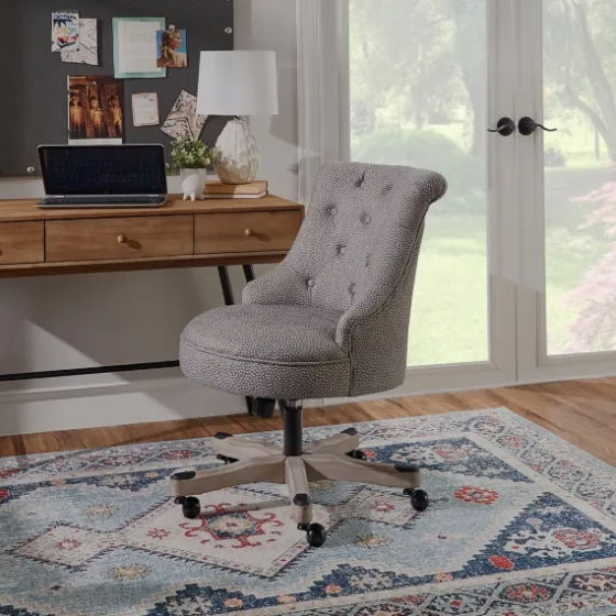 Light Miller Tufted Office Chair-Kirkland's Home Best