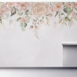 Light Pink Garden Peel And Stick Wall Mural-Kirkland's Home Cheap