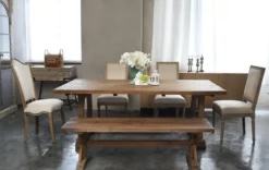 Light Reclaimed Wood Hourglass Base Bench-Kirkland's Home Cheap