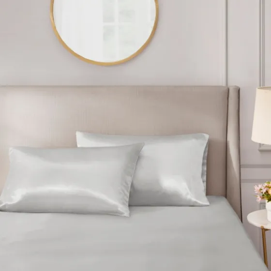 Light Satin King 2-Pc. Pillow Case Set-Kirkland's Home Best Sale