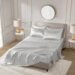 Light Satin 6-Pc. Queen Sheet Set-Kirkland's Home Store