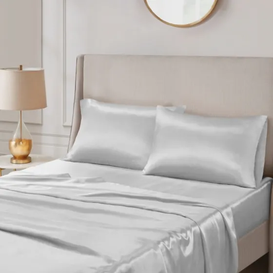 Light Satin Standard 2-Pc. Pillow Case Set-Kirkland's Home Fashion