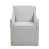 Light Slipcover Dining Chair With Casters-Kirkland's Home Flash Sale