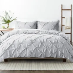 Light Soft Pinch 3-Pc. Queen Duvet Cover Set-Kirkland's Home Shop