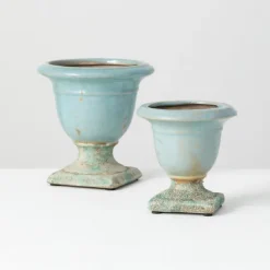 Light Terracotta Urn Vases, Set Of 2-Kirkland's Home Store