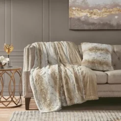 Light Textured Faux Fur Pillow-Kirkland's Home New