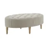 Light Tufted Button Martha Stewart Ottoman-Kirkland's Home New
