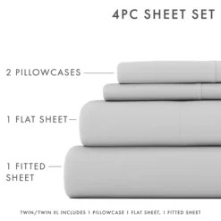 Light Ultra Soft 3-Pc. Twin Xl Sheet Set-Kirkland's Home Online