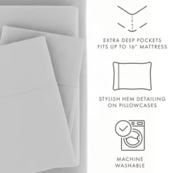 Light Ultra Soft 3-Pc. Twin Sheet Set-Kirkland's Home Online