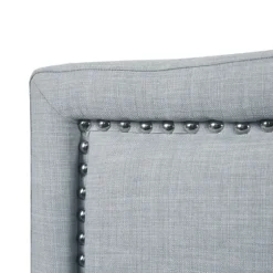 Light Upholstered Nailhead King Headboard-Kirkland's Home Store