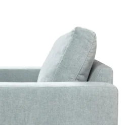 Light Velvet And Chrome Accent Chair-Kirkland's Home Outlet