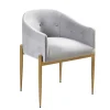 Light Velvet Button Dining Chairs, Set Of 2-Kirkland's Home Cheap