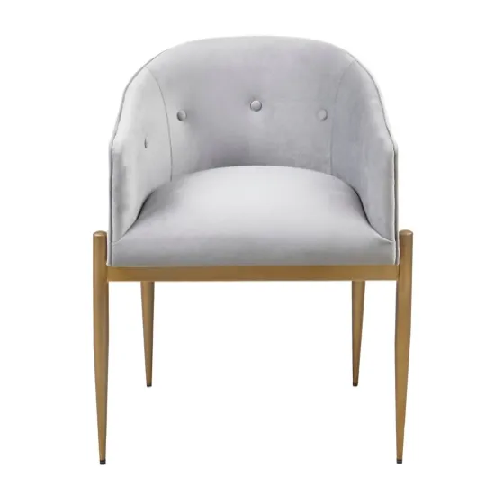 Light Velvet Button Dining Chairs, Set Of 2-Kirkland's Home Cheap