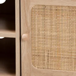 Light Wood And Cane Accent Tv Stand-Kirkland's Home Cheap